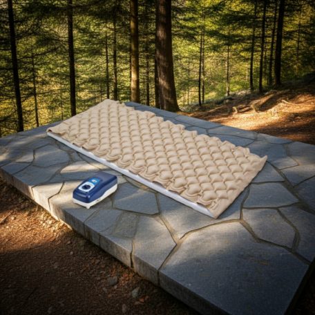 BioFloteTM 2000 Pneumatikus ultra csendes felfekvés elleni matrac pumpával 