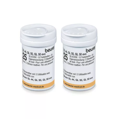 Beurer tesztcsík GL 44 / GL 50 / GL 50 evo 2×25 db