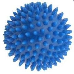 Tüskés labda 10 cm kék masszírozó labda