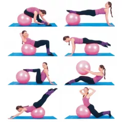 Qmed fizioball gimnasztikai labda 75 cm