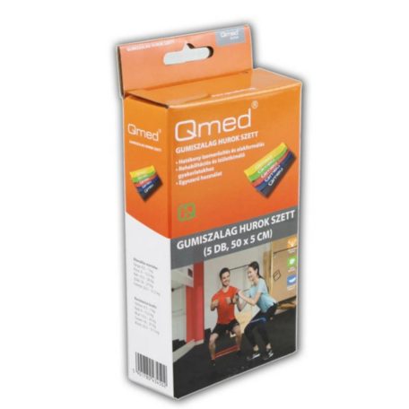 QMED gumi szalag hurok szet (5 db , 50 x 5 cm)