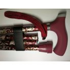 Színes összecsukható járóbot komfort szilikon fogantyúval SD