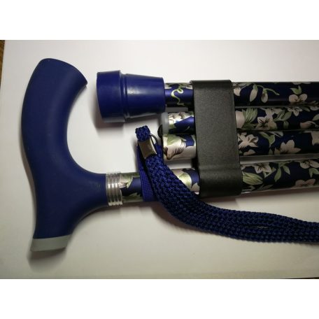 Színes összecsukható járóbot komfort szilikon fogantyúval SD