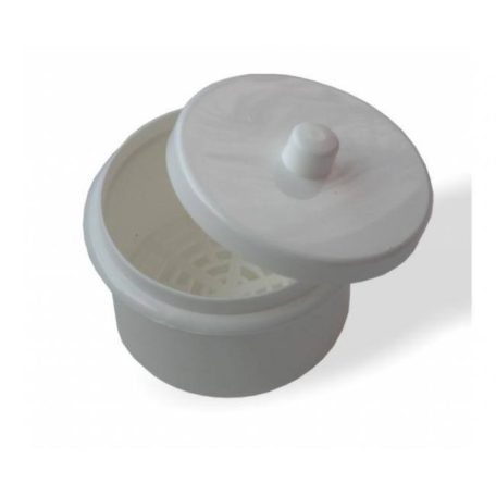 Műfogsor tartó és áztató pohár