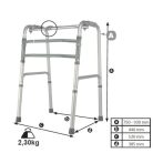 4in1 Multifunkciós járókeret két kerékkel