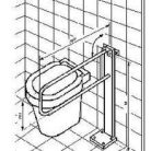 Felhajtható állványos kapaszkodó  B-4313