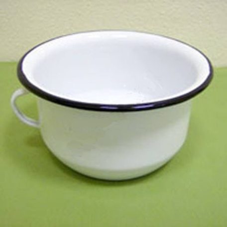 Éjjeli edény zománcos 24 cm