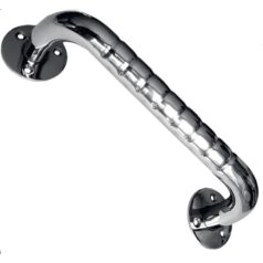 Króm egyenes fürdőszoba kapaszkodó 40 cm csúszásmentes dombornyomott   Króm egyenes fürdőszoba kapaszkodó 40 cm csúszásmentes dombornyomott