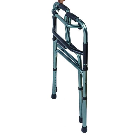 Felállást segítő lépcsőzetes összecsukható járókeret 4 markolattal