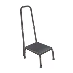 Fellépő zsámoly korláttal