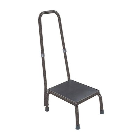 Fellépő zsámoly korláttal