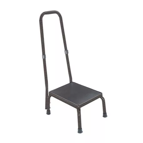 Fellépő zsámoly korláttal