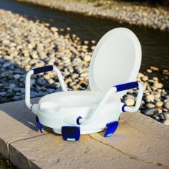 Clipper V Wc magasító karfával, fedéllel