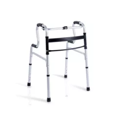   Lépcsőzetes felállást segítő állítható magasságú összecsukható járókeret 4 fogantyúval