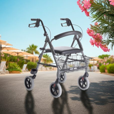 Atlante extra könnyű nagy teherbírású összecsukható rollátor