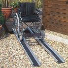 Teleszkópos mobil aluminium kerekesszék rámpa