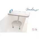 Felhajtható fürdőkádpad zuhanyszékkel Onda