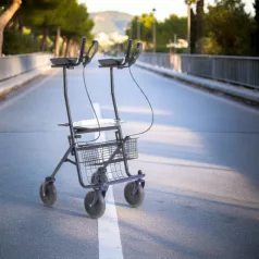   ERA állítható magasságú kartámaszos rollátor ülő felülettel 