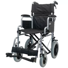   Transport kerekesszék Gemini 12" lehajtható háttámlával, segítő fékkel 81130X