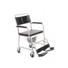 Gördíthető szoba WC lehajtható kartámassal levehető lábtartóval