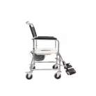 Gördíthető szoba WC lehajtható kartámassal levehető lábtartóval