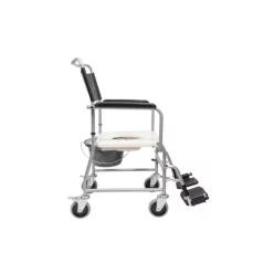   Gördíthető szoba WC lehajtható kartámassal levehető lábtartóval