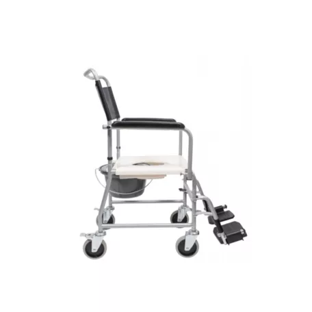 Gördíthető szoba WC lehajtható kartámassal levehető lábtartóval