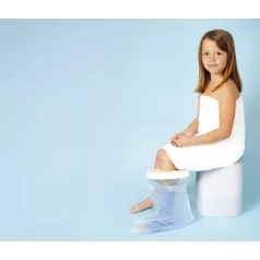 Vízálló lábvédő  zuhanyzáshoz gyerek  méret 45 cm