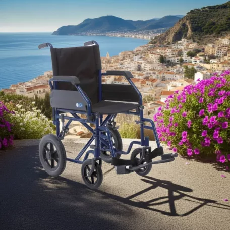 Transit acél kerekesszék GO