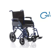 Transit acél kerekesszék GO