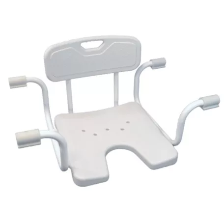 Állítható fürdőkád beülőke háttámlával higiénia nyílással