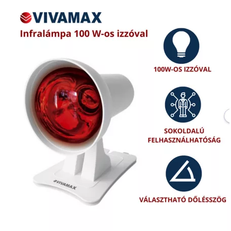 Vivamax infralámpa 100 W-os izzóval 