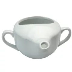 Csőrös kerámia betegitató pohár