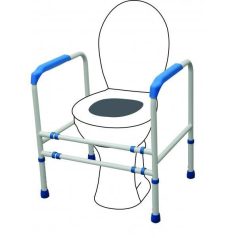 Biztonsági keret wc-hez, 4 lábbal 138 kg