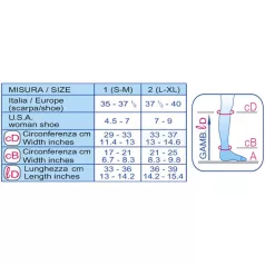 S-468 Scudotex női térdharisnya 40 den Daino