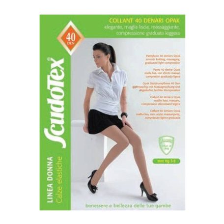 S-463 Scudotex combharisnya 40 den csipke berakással, csúszásgátló szilikon tapadócsíkkal Nature