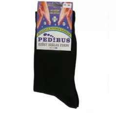 Pedibus ezüst zokni fekete 5007