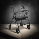 Mighty nagy teherbírású összecsukható rollátor 180 kg