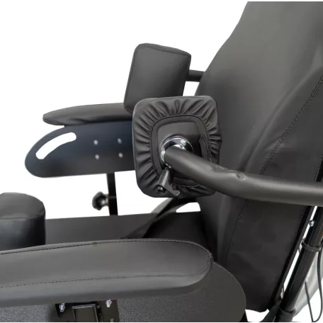 DIONE II Komfort kerekesszék párnázott üléssel dönthető háttámasszal 12" kerékkel 803401