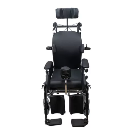 DIONE II Komfort kerekesszék párnázott üléssel dönthető háttámasszal 12" kerékkel 803401