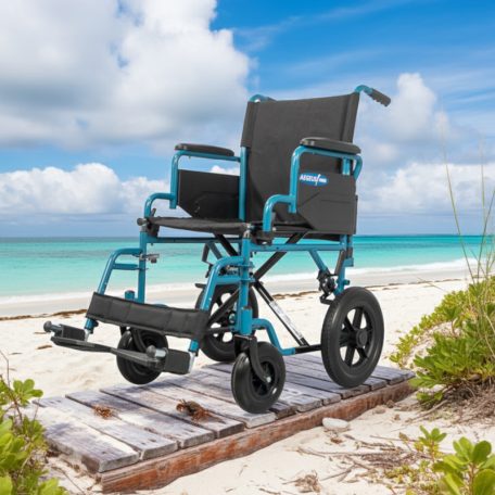 AEGEUS transport kerekesszék 12"