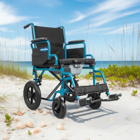 AEGEUS transport kerekesszék szoba wc egyben "U-alakú"