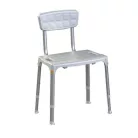 Állítható magasságú háttámlás zuhanyszék téglalap alakú ülőlappal "Prime" 805516