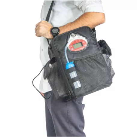 Mobiak Hordozható oxigénkoncentrátor impulzusos és folyamatos áramlású