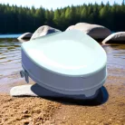WC magasító 10 cm csavaros rögzítés 250 kg tetővel MB5512