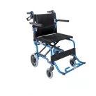 Blue Max összecsukható ultra könnyű aluminium transport kerekeszék