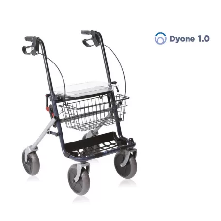 Dyone 1.0 összecsukható állítható rollátor 4 kerékkel Mopedia