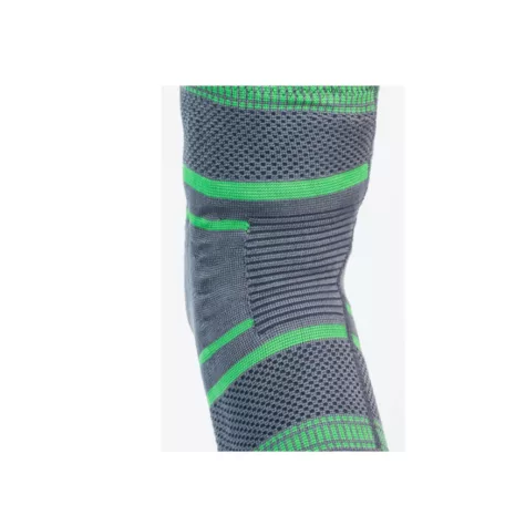 Genumax rugalmas térdrögzítő szilikon patella gyűrűvel és merevítő betétekkel