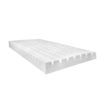 RehaComfortPro kockázott felületű, nyomáselosztó ápolási ágymatrac 200X90X15 cm vízálló elasztikus huzattal