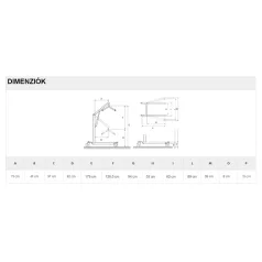   Hidraulikus betegemelő lift pedálos lábnyitássa 180 kg teherbírás RI825